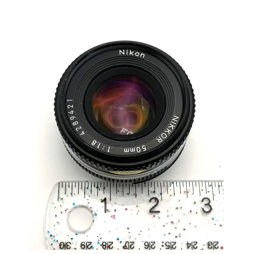 Nikon Nikkor 50mm f/1.8 AI Manual Focus Prime Lens F Mount Japan SN 4289421